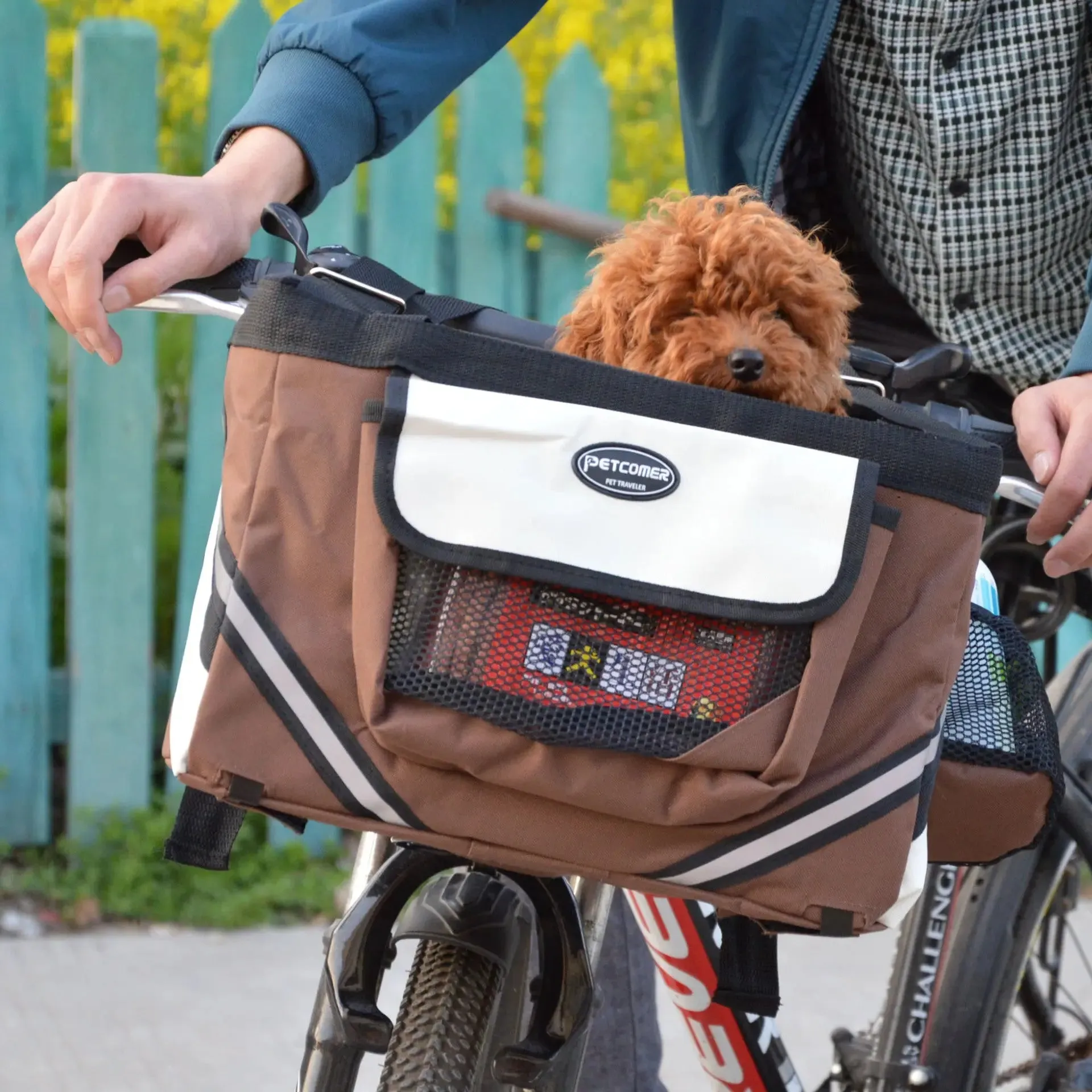 Dog Bicycle Carrier Pet Bike Removable Basket