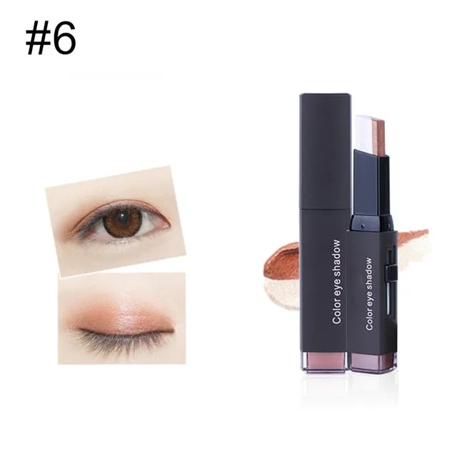 Double Color Eye Shadow Cream Pen Stick Pen Gradient Portable Size Eye Cosmetic Beauty Makeup