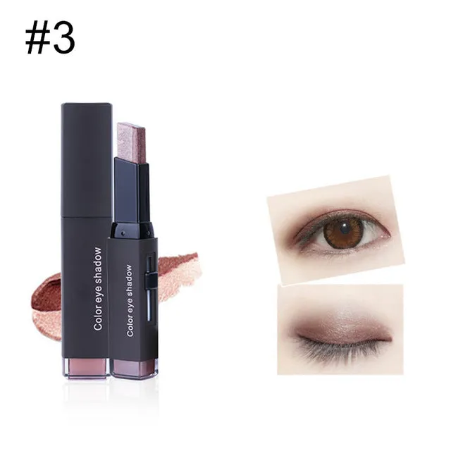 Double Color Eye Shadow Cream Pen Stick Pen Gradient Portable Size Eye Cosmetic Beauty Makeup