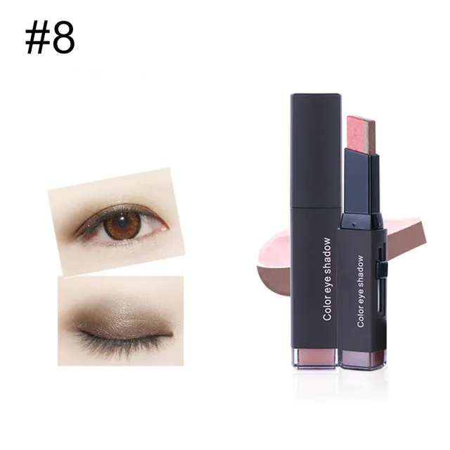 Double Color Eye Shadow Cream Pen Stick Pen Gradient Portable Size Eye Cosmetic Beauty Makeup