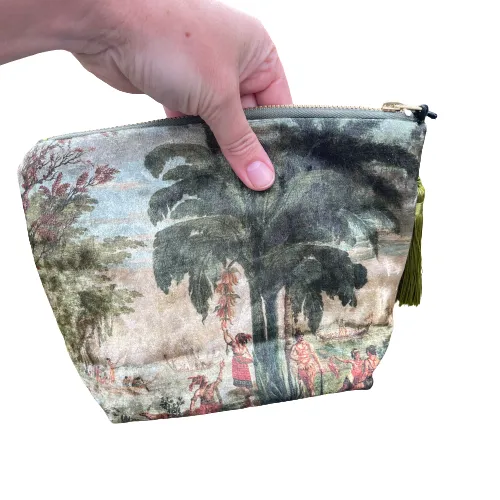 Dufour Pacifique Velvet Cosmetic Bag
