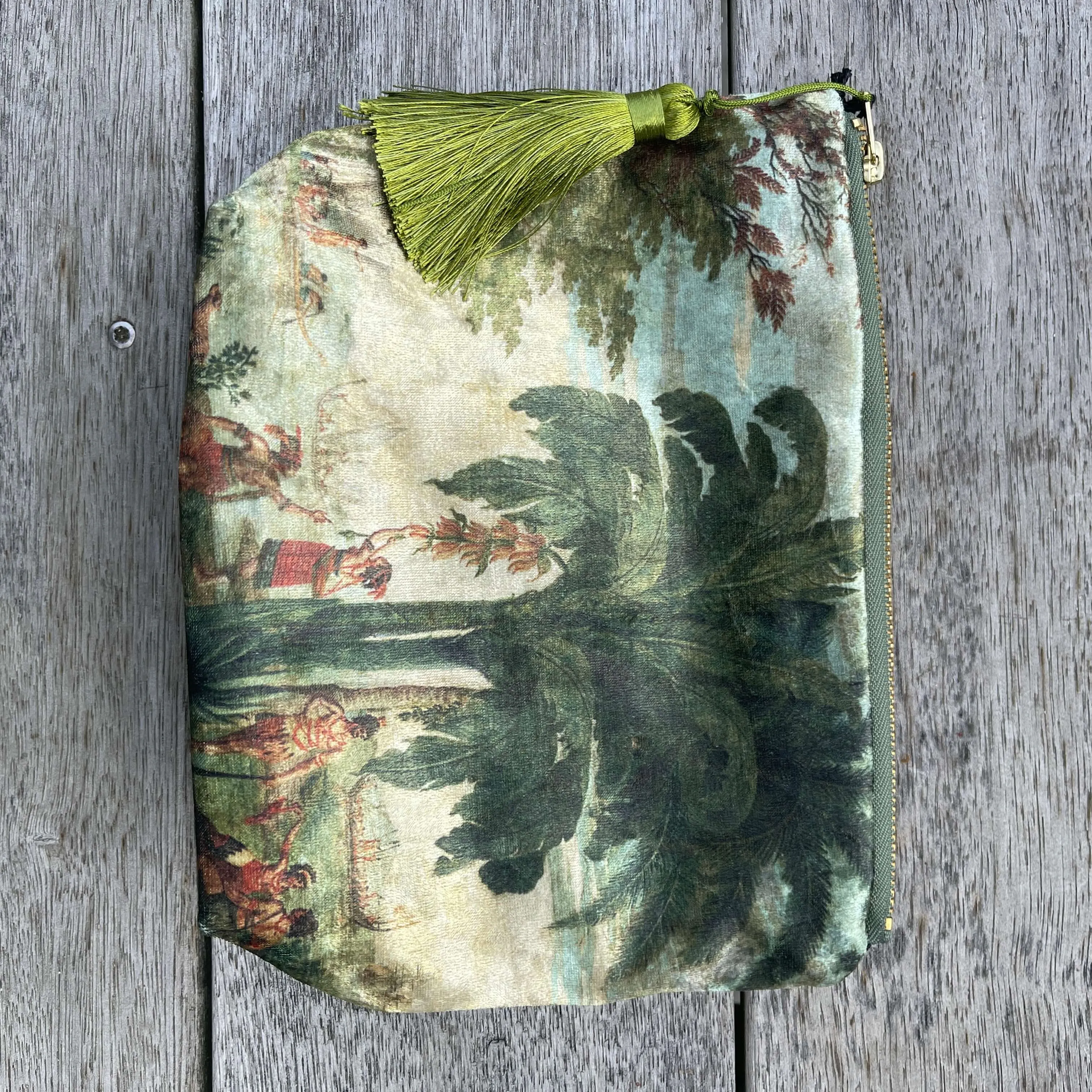 Dufour Pacifique Velvet Cosmetic Bag