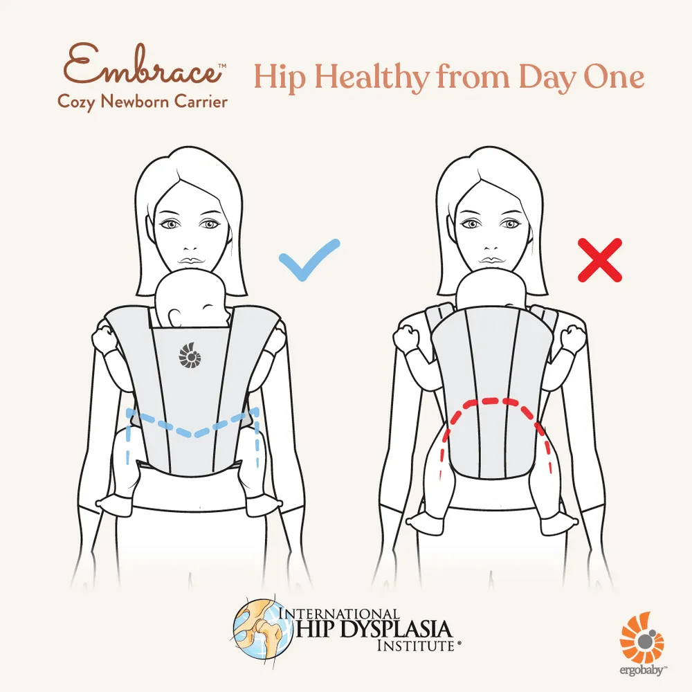 Ergobaby Embrace Newborn Carrier - Soft Knit