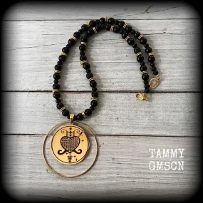 Erzulie Dantor necklace-Voodoo loa necklace