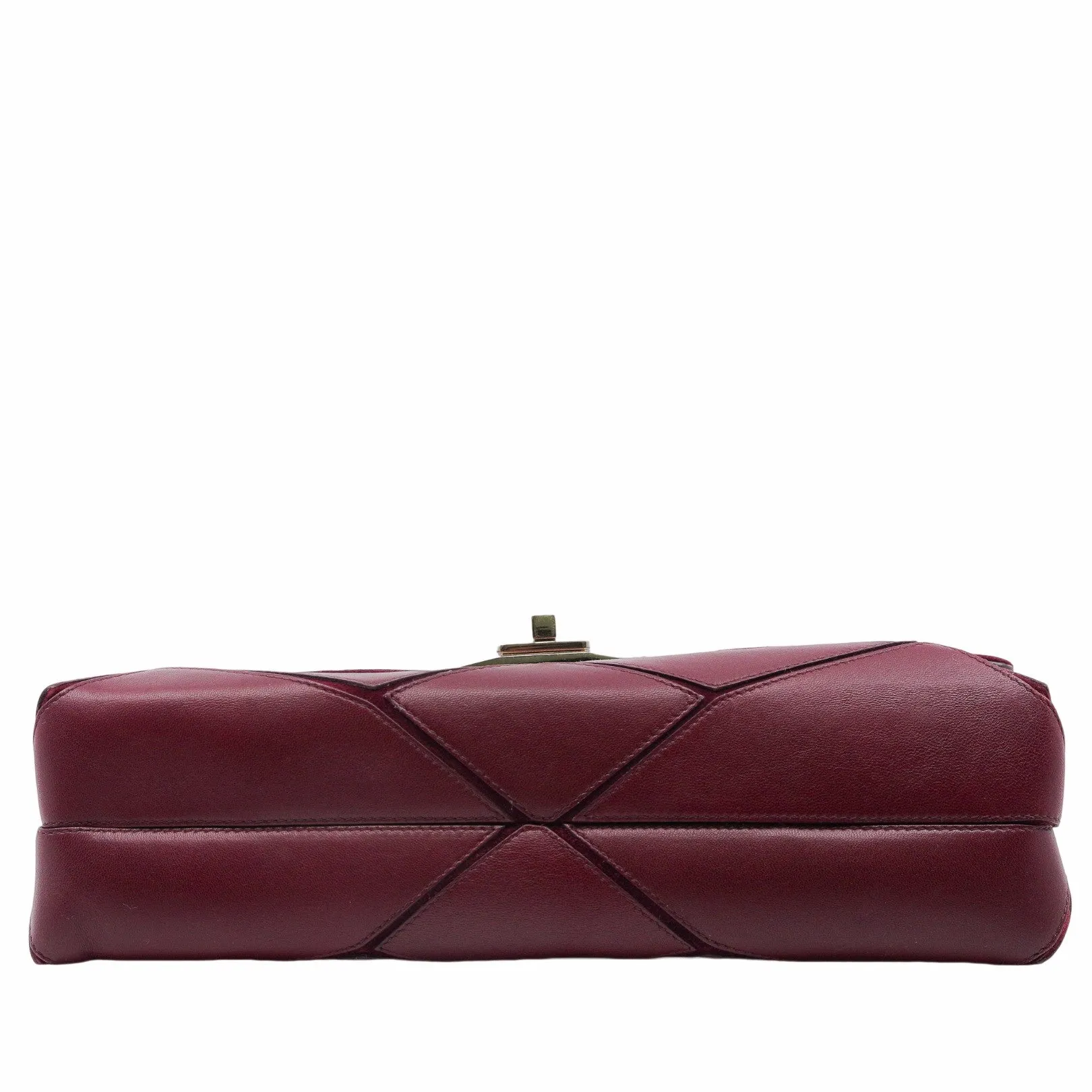 Flap Bag  MM Wine Red