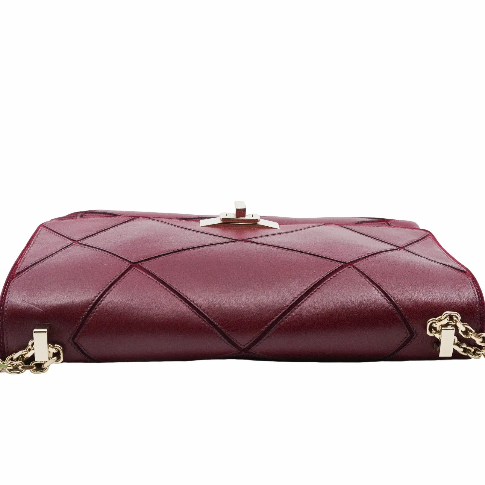 Flap Bag  MM Wine Red