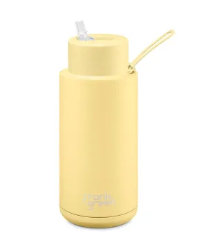 Frank Green Ceramic 34oz Straw Bottle - Buttermilk