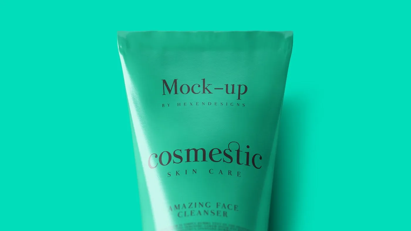 Free Cosmetic Tube Mockups Set
