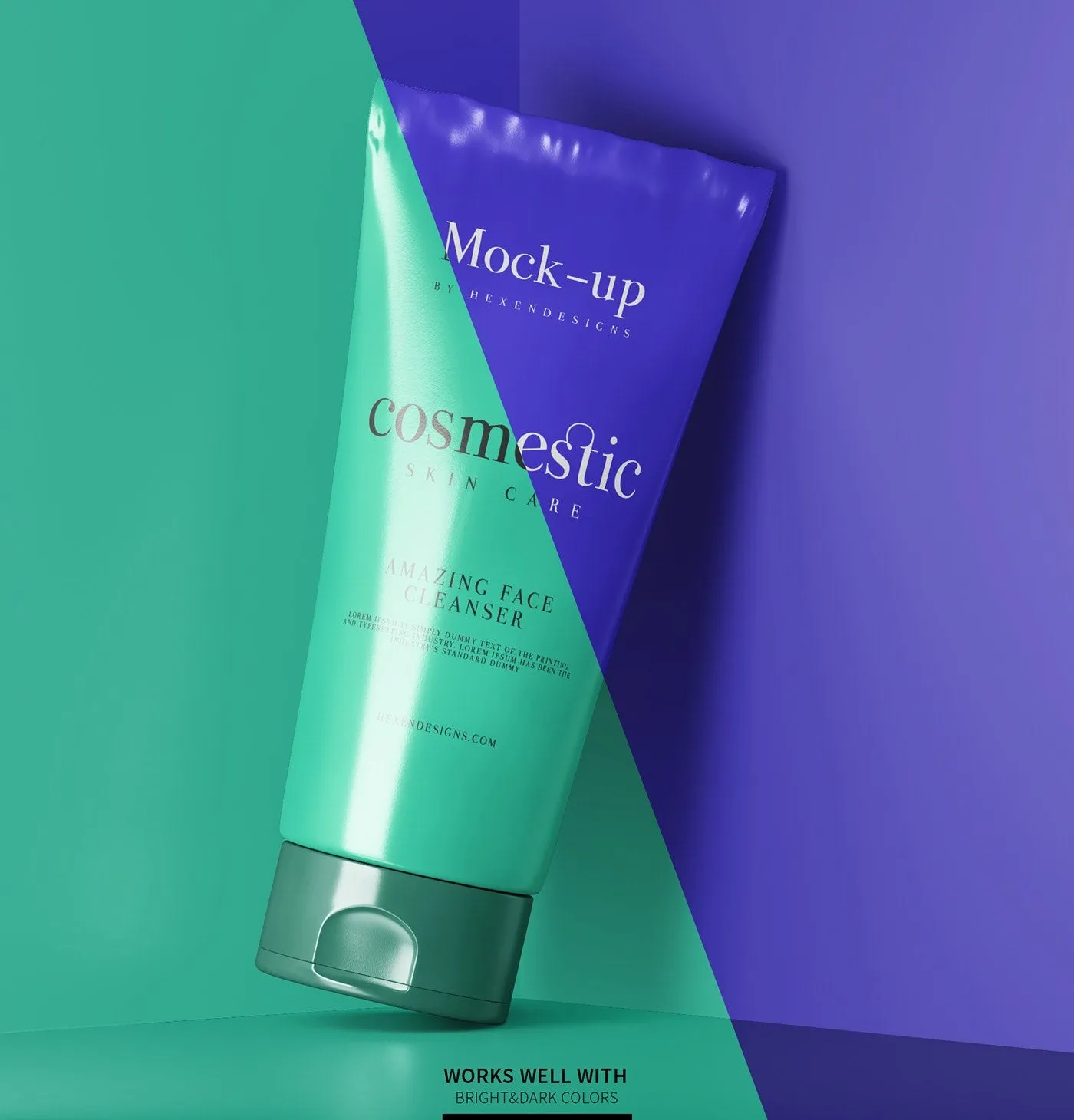 Free Cosmetic Tube Mockups Set