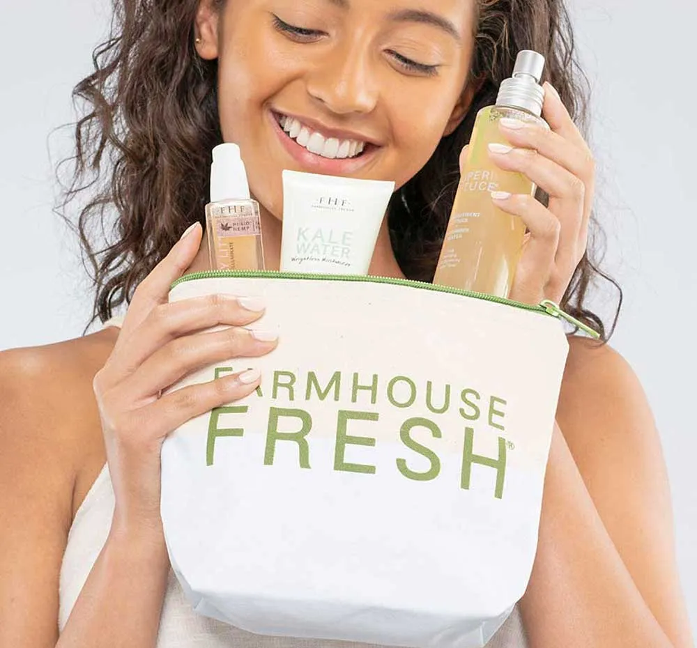 FREE! FHF Canvas Cosmetic Bag