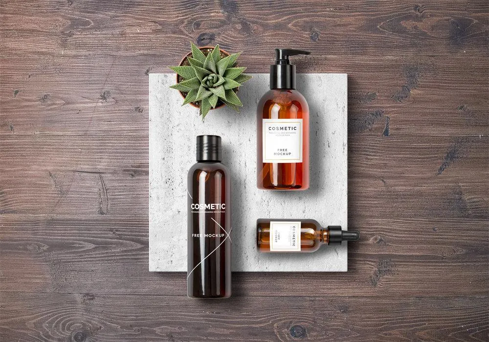 Free Professiona Cosmetic Mockup Pack