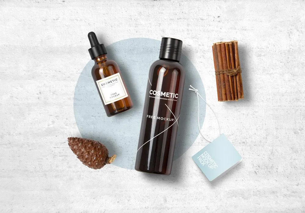 Free Professiona Cosmetic Mockup Pack
