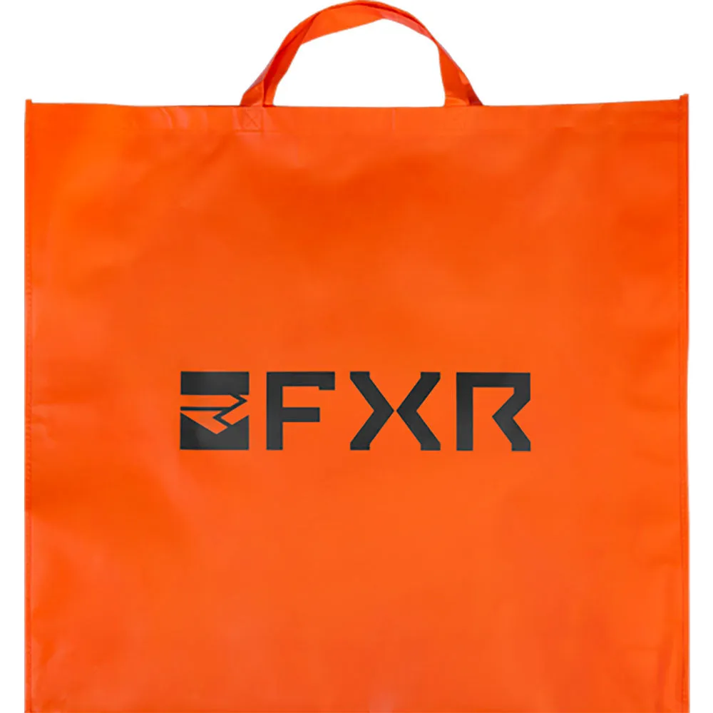 FXR 241981-3010-13 Reusable Tote Bag (100 Per Box) Orange Black - Large