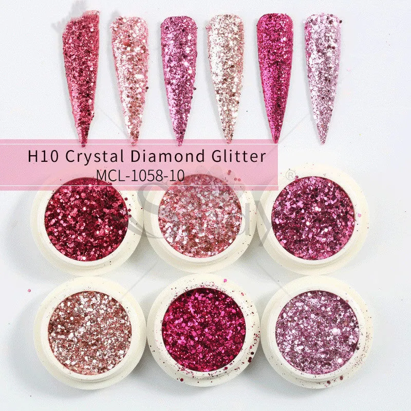 Glitter Set Mermaid Aurora Nail Powder