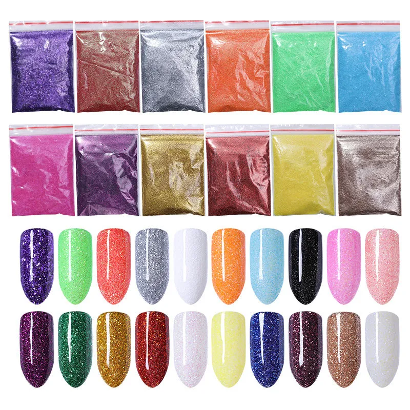 Glitter Set Mermaid Aurora Nail Powder