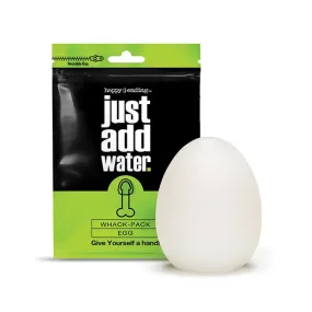 Happy Ending Just Add Water Self-Lubricating Whack Pack - Egg