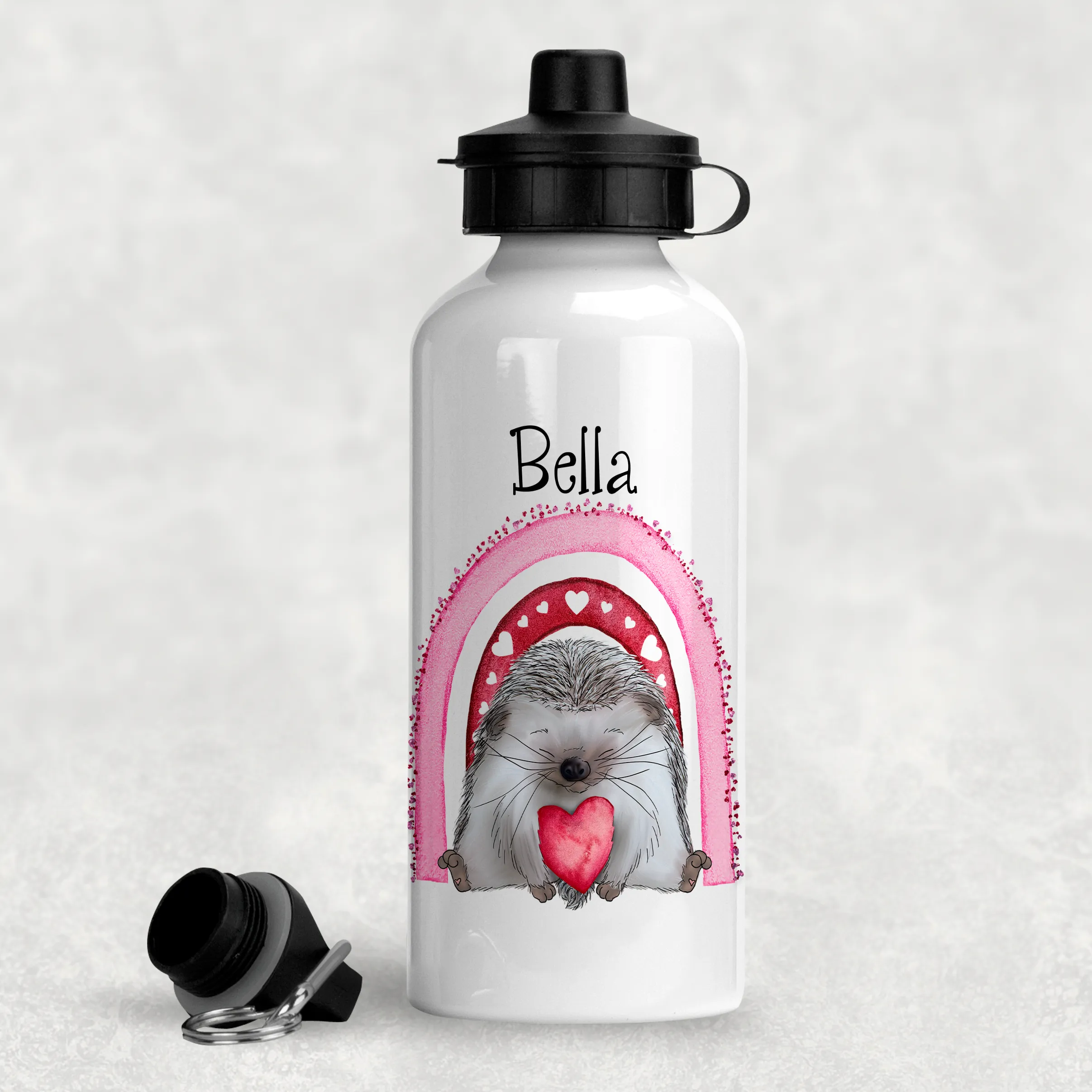 Hedgehug Personalised Aluminium Water Bottle 400/600ml