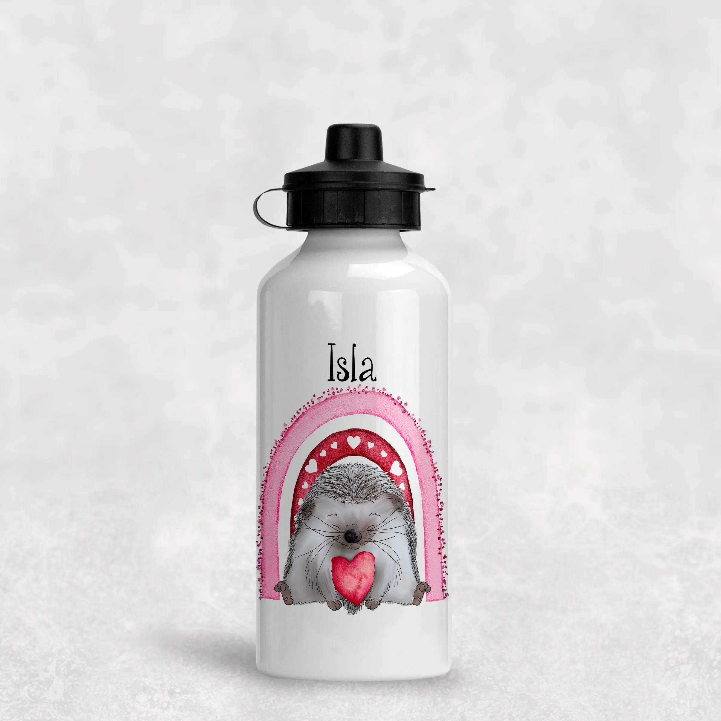 Hedgehug Personalised Aluminium Water Bottle 400/600ml
