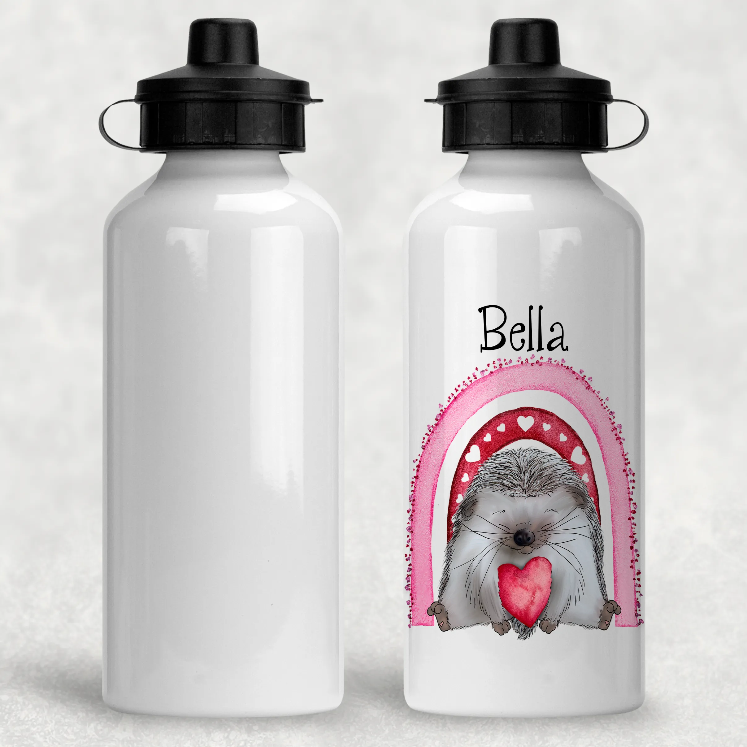 Hedgehug Personalised Aluminium Water Bottle 400/600ml
