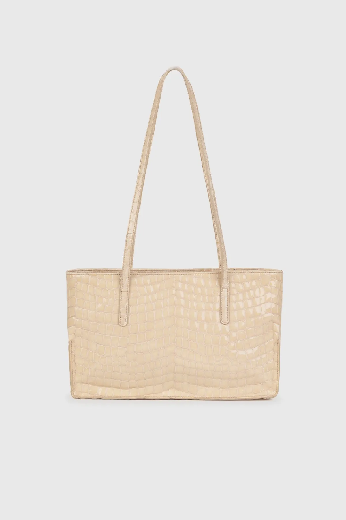 Hermosa Leather Bag - Ecru