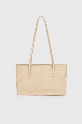 Hermosa Leather Bag - Ecru