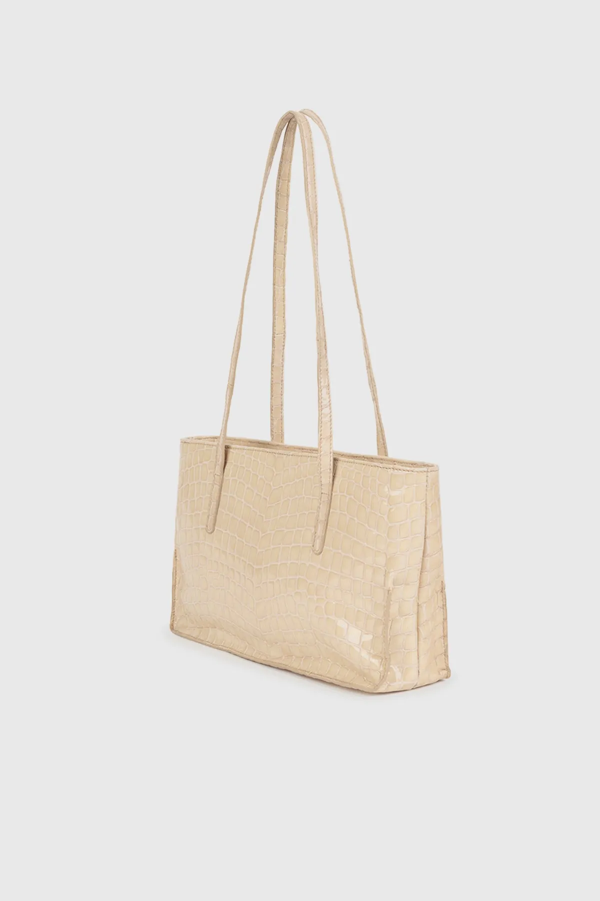 Hermosa Leather Bag - Ecru
