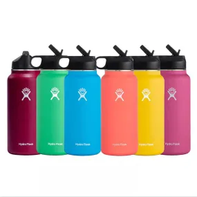 Hydro Flask 40oz Sport Water Bottle Stainless Steel Wide Mouth with Straw
