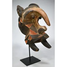 Igbo Izzi Ogbodo Enyi Elephant Helmet Mask, Nigeria
