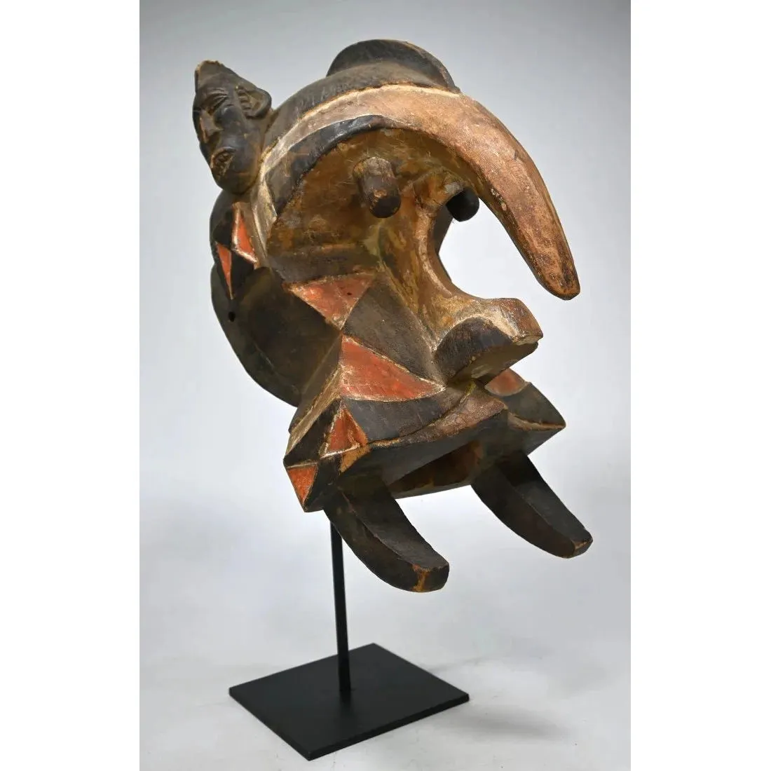 Igbo Izzi Ogbodo Enyi Elephant Helmet Mask, Nigeria
