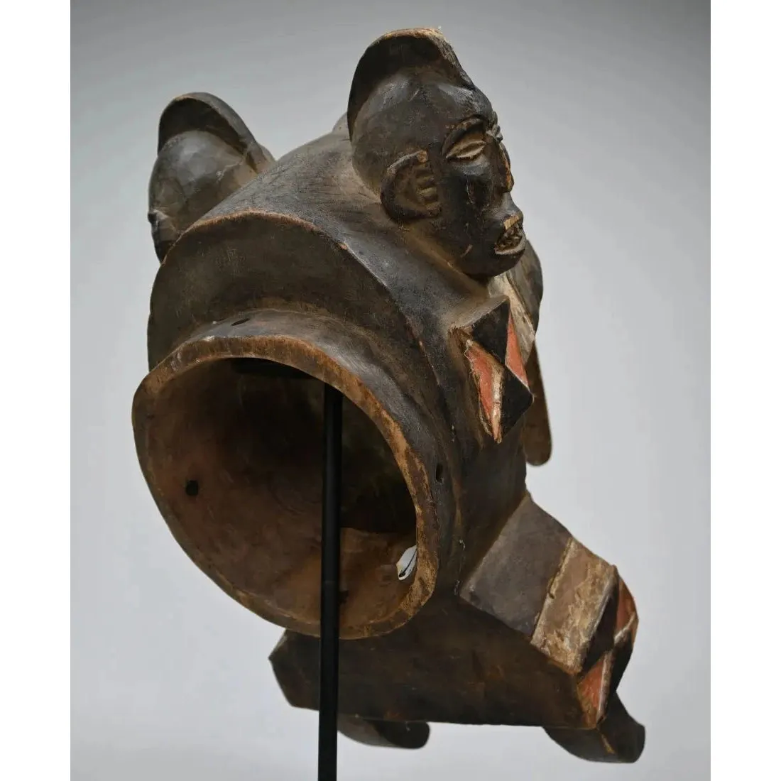 Igbo Izzi Ogbodo Enyi Elephant Helmet Mask, Nigeria