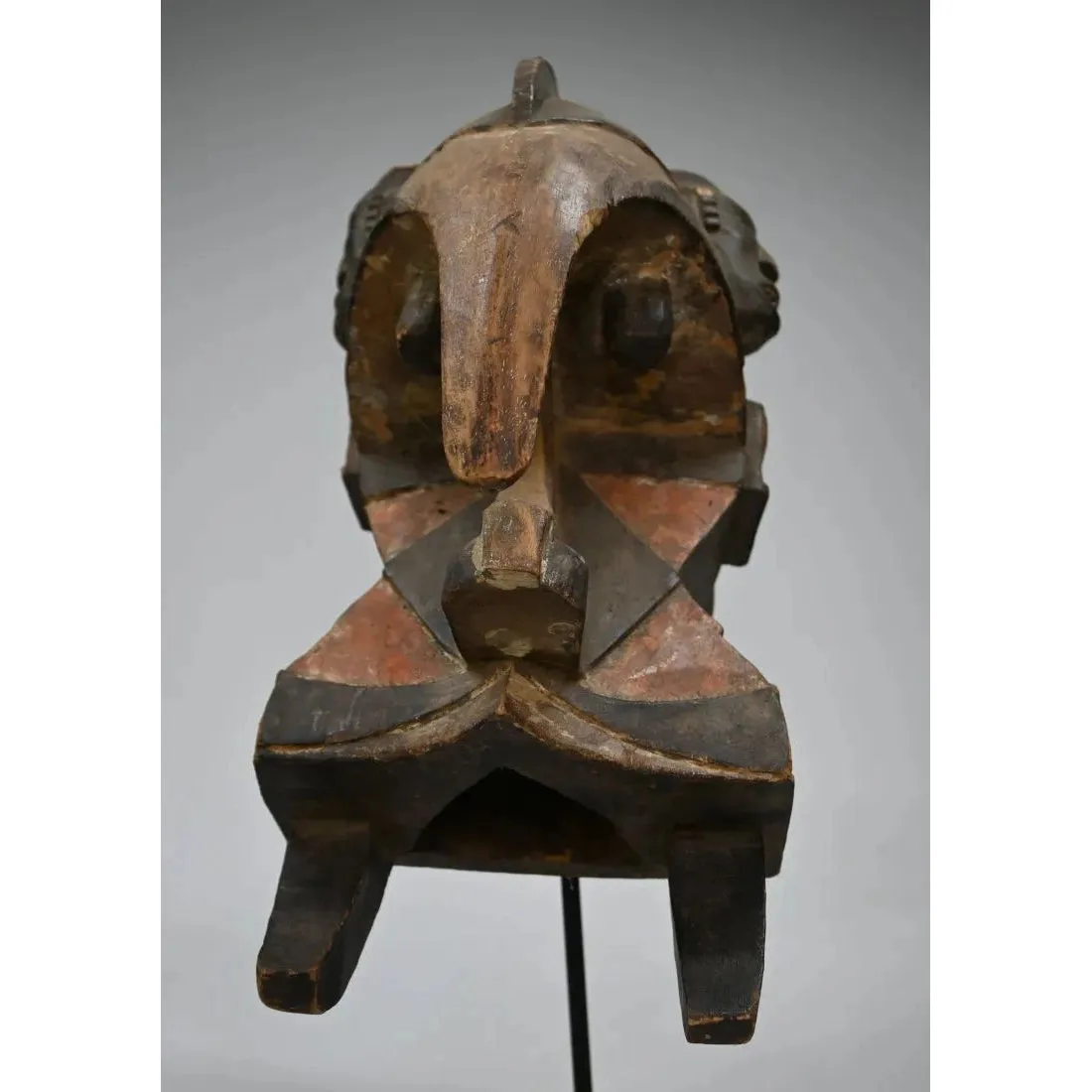Igbo Izzi Ogbodo Enyi Elephant Helmet Mask, Nigeria
