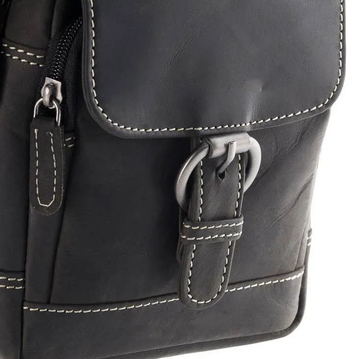 Jennifer Buffalo Leather Compact Women Shoulder Bag