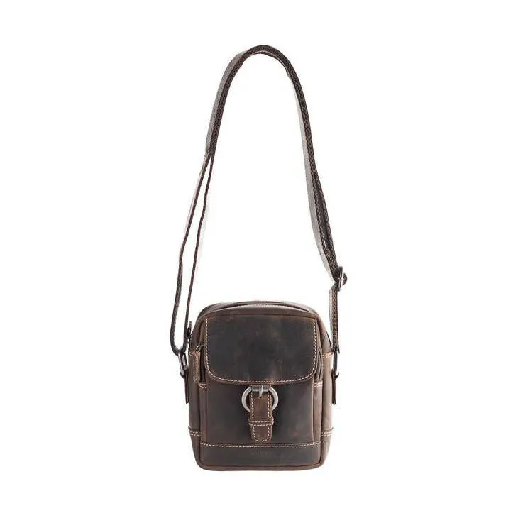 Jennifer Buffalo Leather Compact Women Shoulder Bag