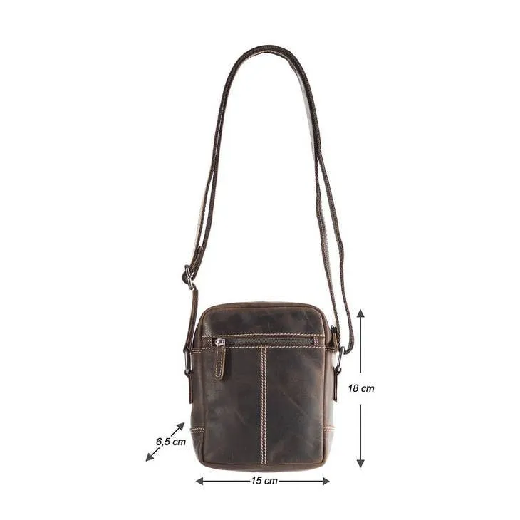 Jennifer Buffalo Leather Compact Women Shoulder Bag