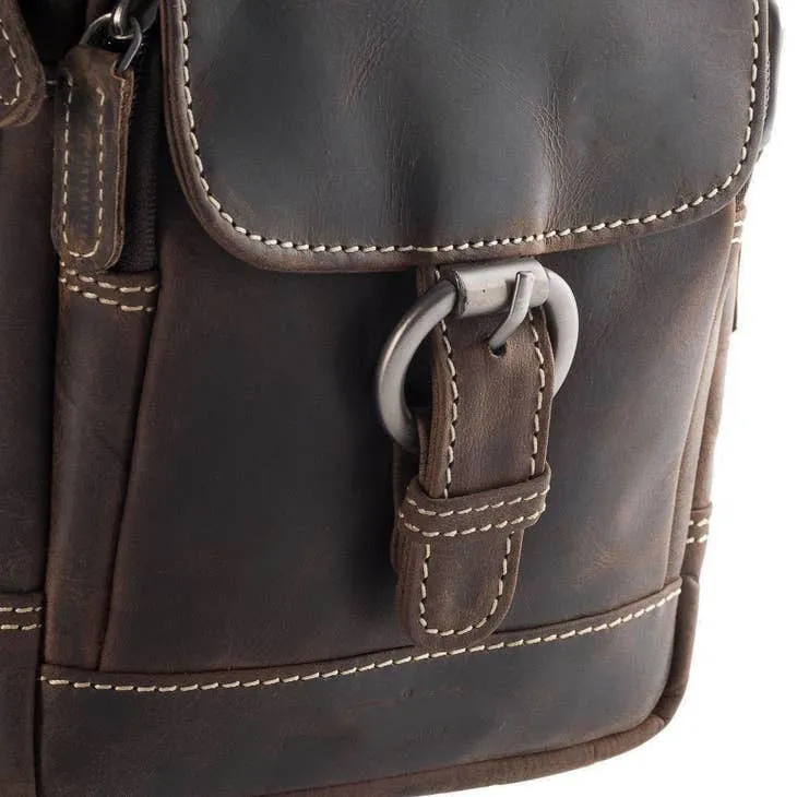 Jennifer Buffalo Leather Compact Women Shoulder Bag