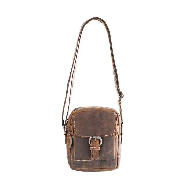Jennifer Buffalo Leather Compact Women Shoulder Bag