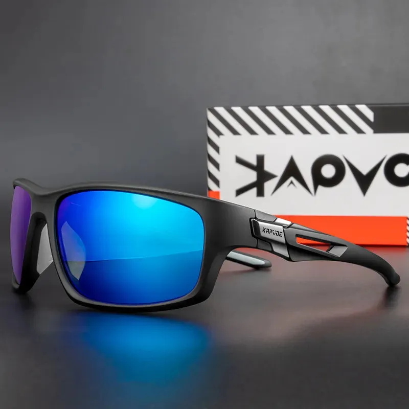 Kapvoe Cycling glasses Polarized Fishing Sunglasses MTB Men's Driving Shades Glasses Hiking Cycling Sun Glasses UV400 Eyewear