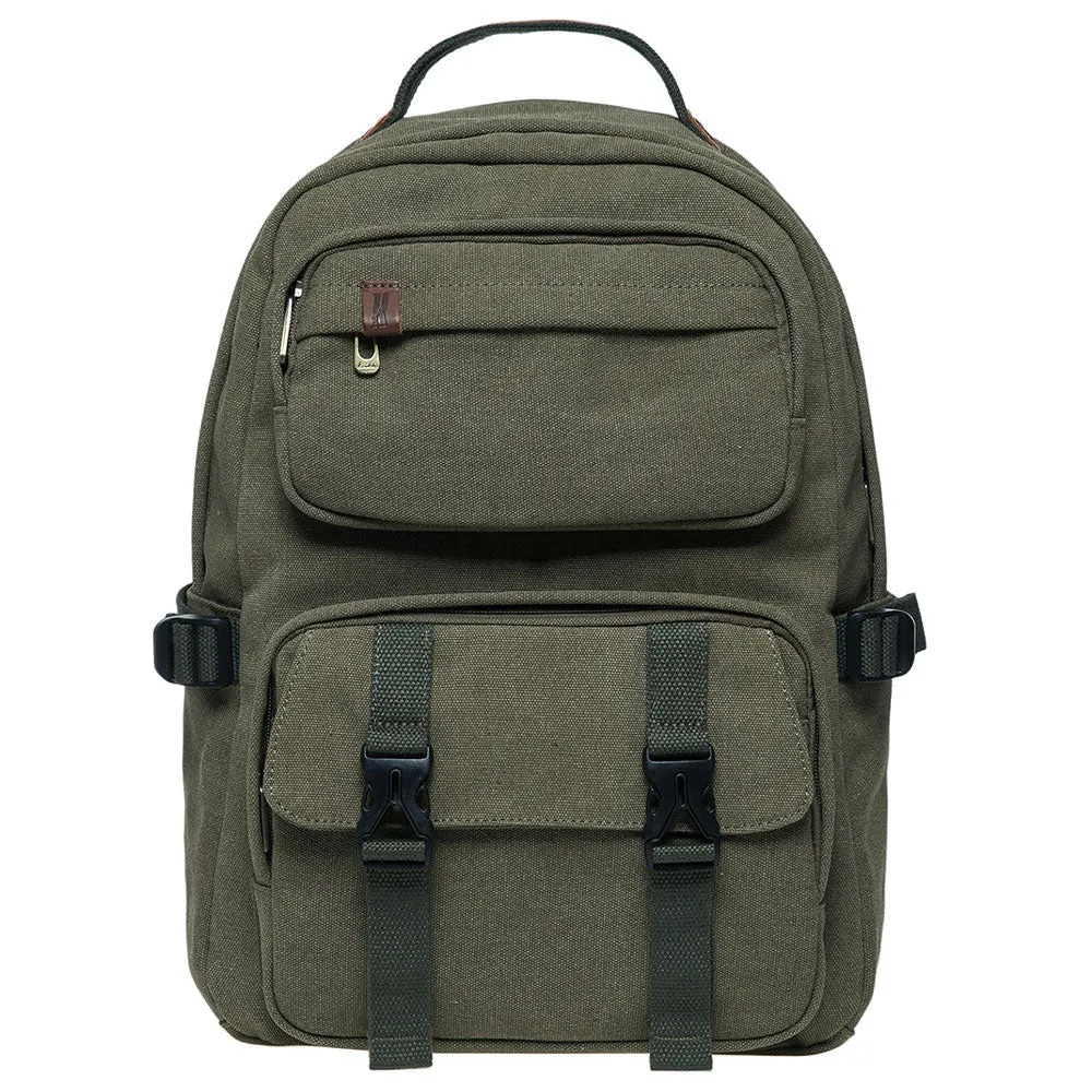 KAUKKO Backpack for daily use, ( KS20-2ARMYGREEN/18.5L ）