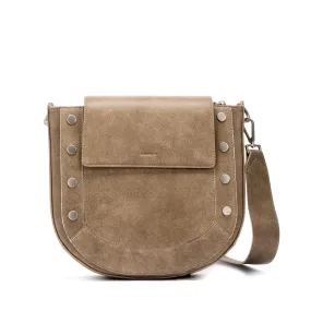 KAYCE SADDLE LRG - Pewter/Brushed Silver