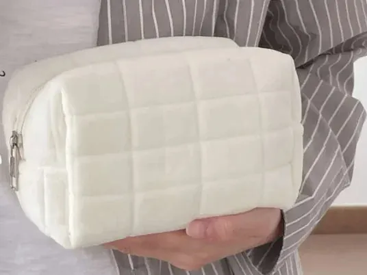 Korean Style Soft Cloud Makeup Bag
