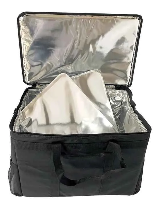 Large Insulated Utility Delivery Bag with Removable Liner - 23"x14"x17"