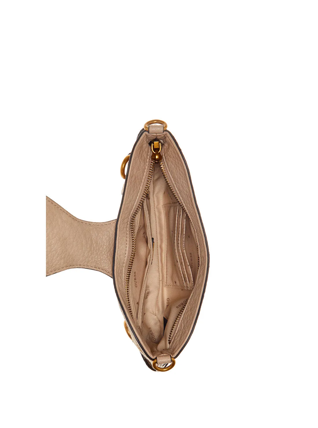 Latte Logo Gloss Vintage Shoulder Bag
