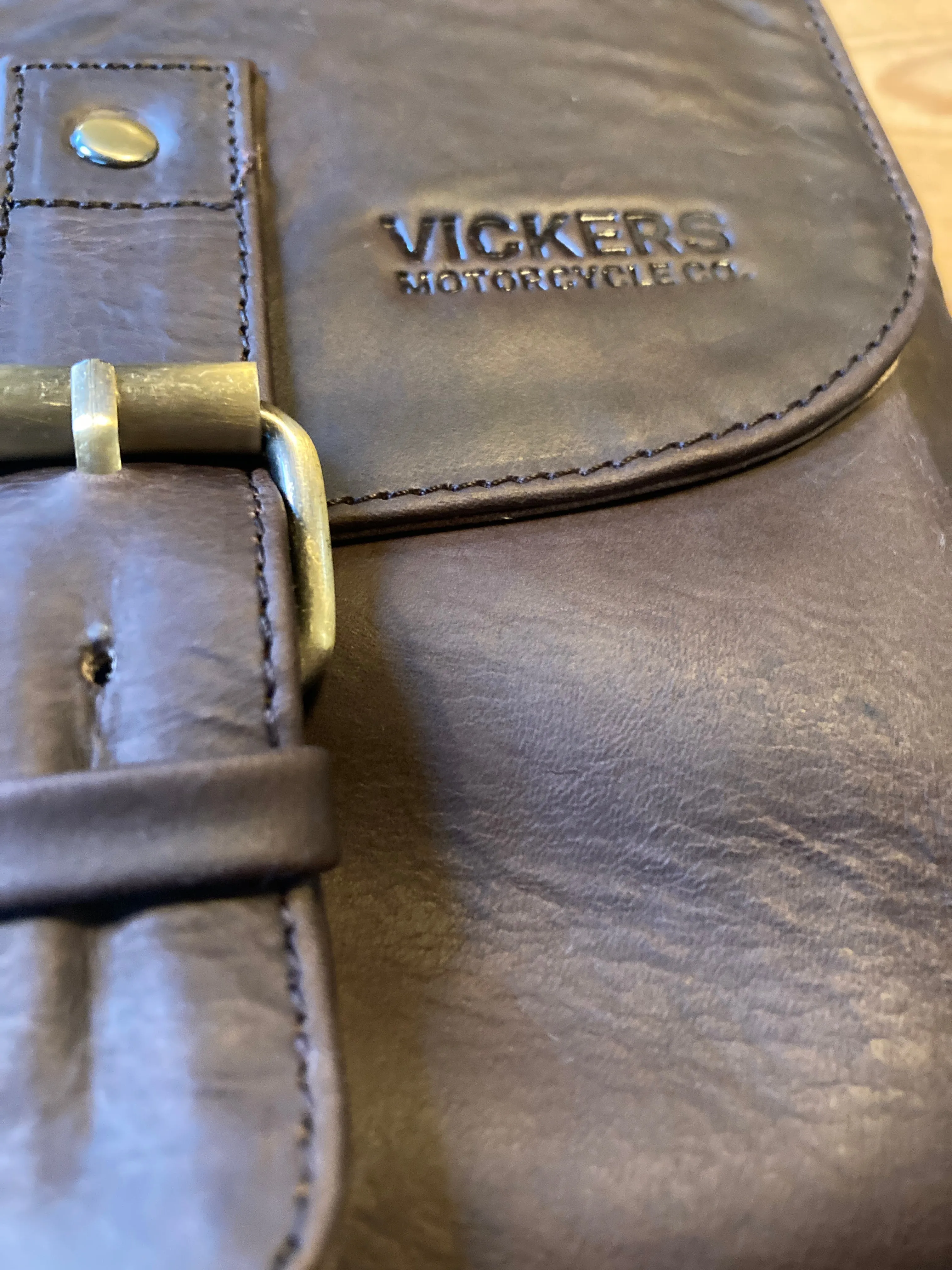 Leather Hip Pouch -  Vickers - Black
