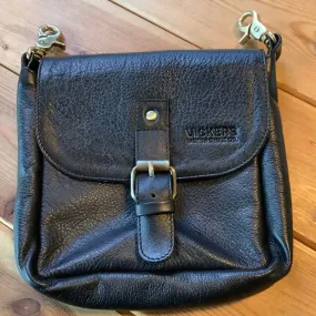 Leather Hip Pouch -  Vickers - Black