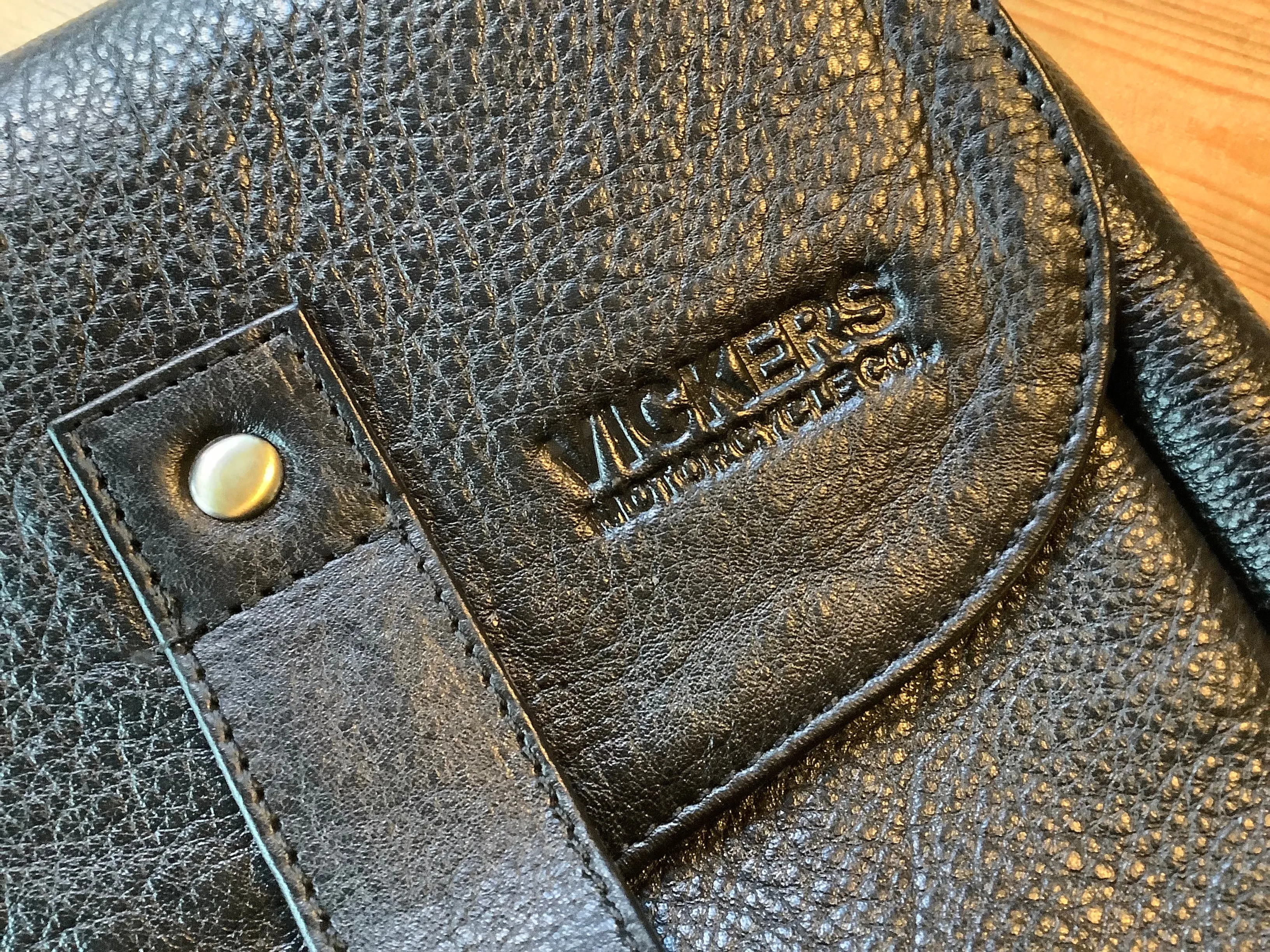 Leather Hip Pouch -  Vickers - Black