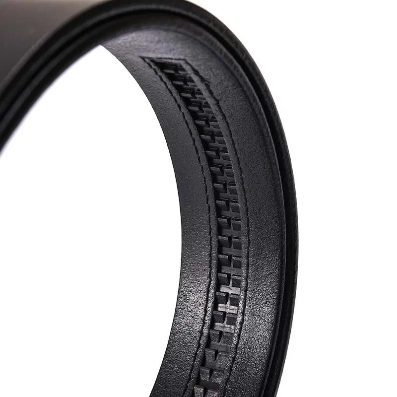 Leather Slot Strip DIY Single Layer Leather without Buckle Body Man's Belt