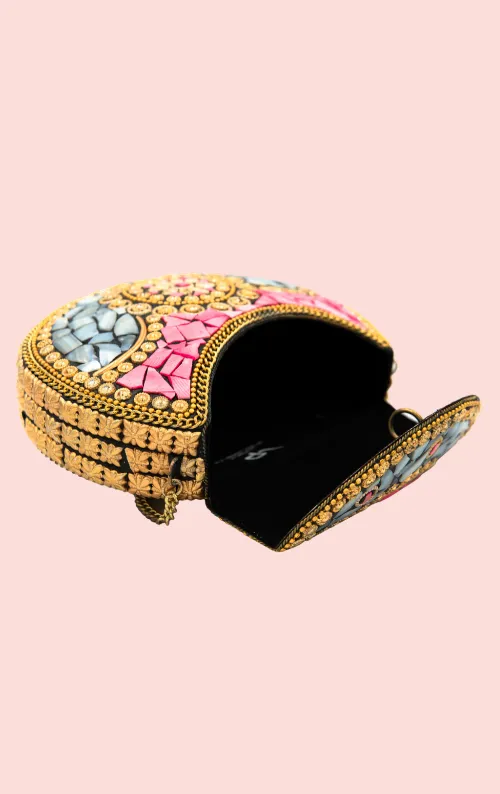Lila Mosaic Tile Bag