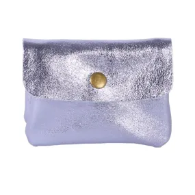 Maison Fanli Coin Purse Metallic Lilac