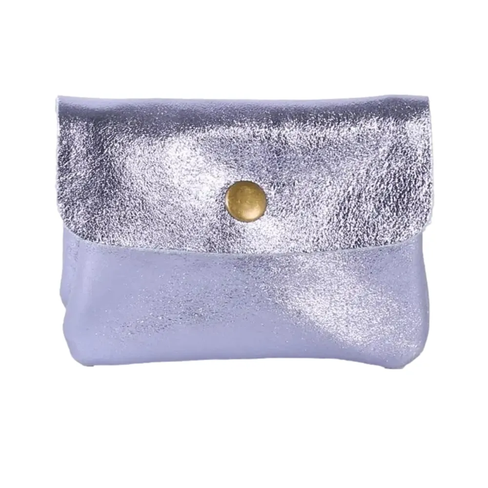 Maison Fanli Coin Purse Metallic Lilac