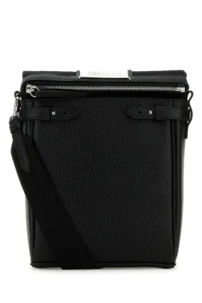 MAISON MARGIELA | Black leather 5AC Camera Bag Vertical crossbody bag